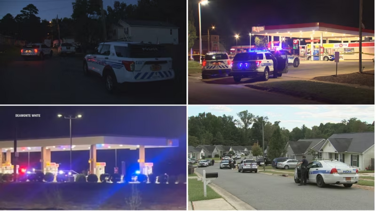 Five shootings in University City, South End and west Charlotte killed two and hospitalized three over 12 hours Sunday, Sept. 24, 2023 and Monday, Sept. 25, 2023.