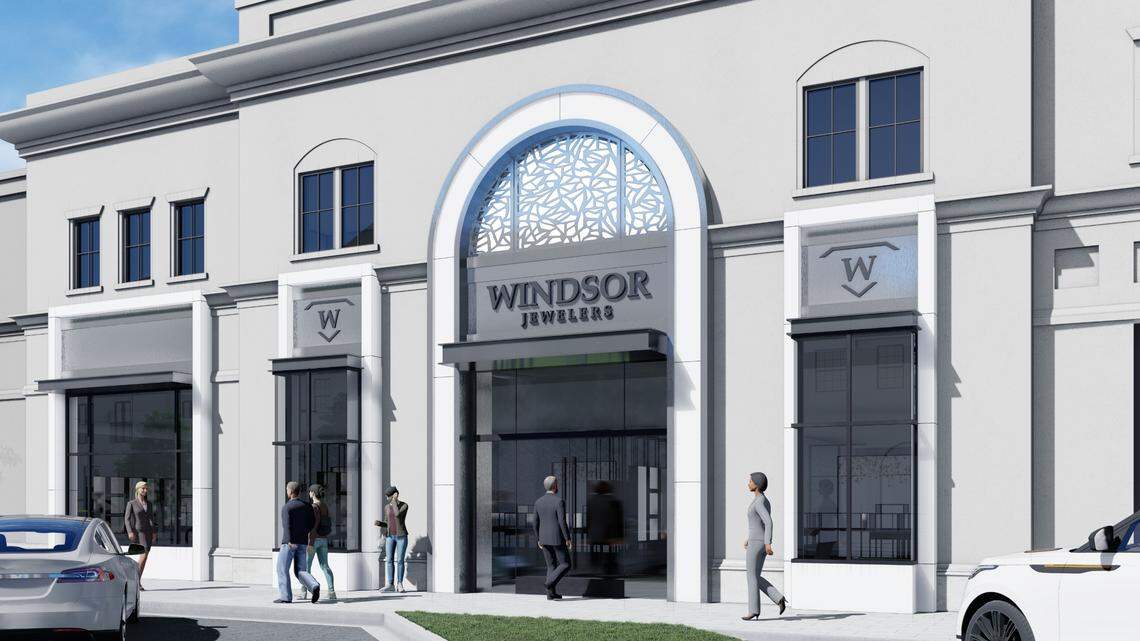 Windsor Jewelers is expanding its space, and the work includes a new storefront.