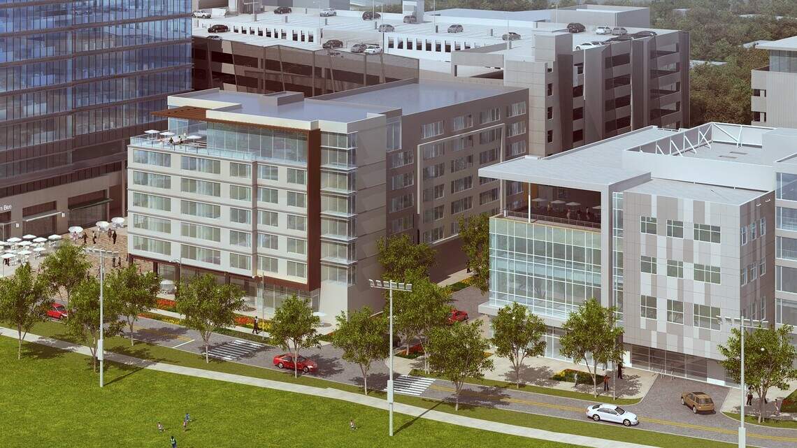 A $40 million hotel, along with offices and shops are coming to midtown Charlotte