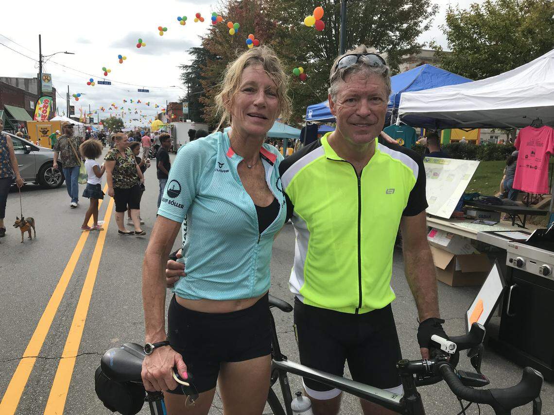 “I don’t have negative feelings towards the Booty Loop at all. I have positive feelings,” says Frank Stranick, pictured with his late wife Stacy. “I know she died there, but she was doing what she loved.”