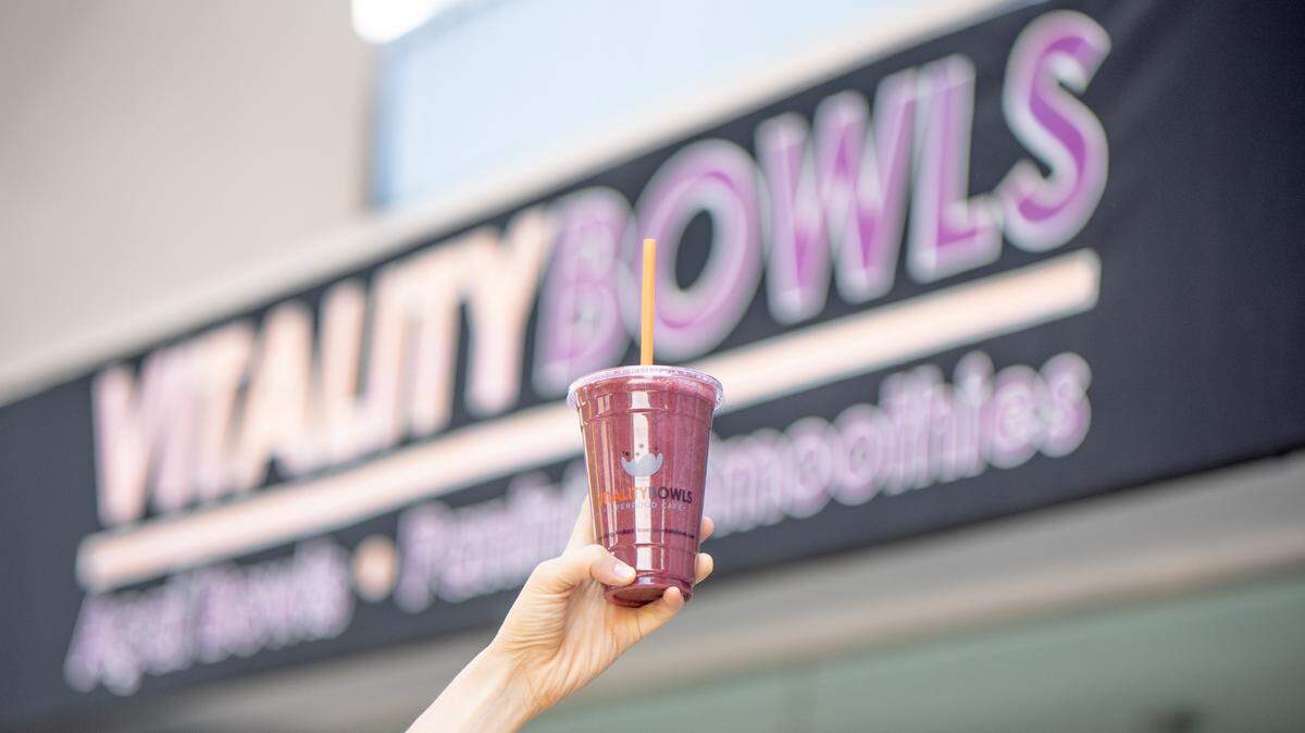 Vitality Bowls will offer smoothies, salads, acai bowls and more.