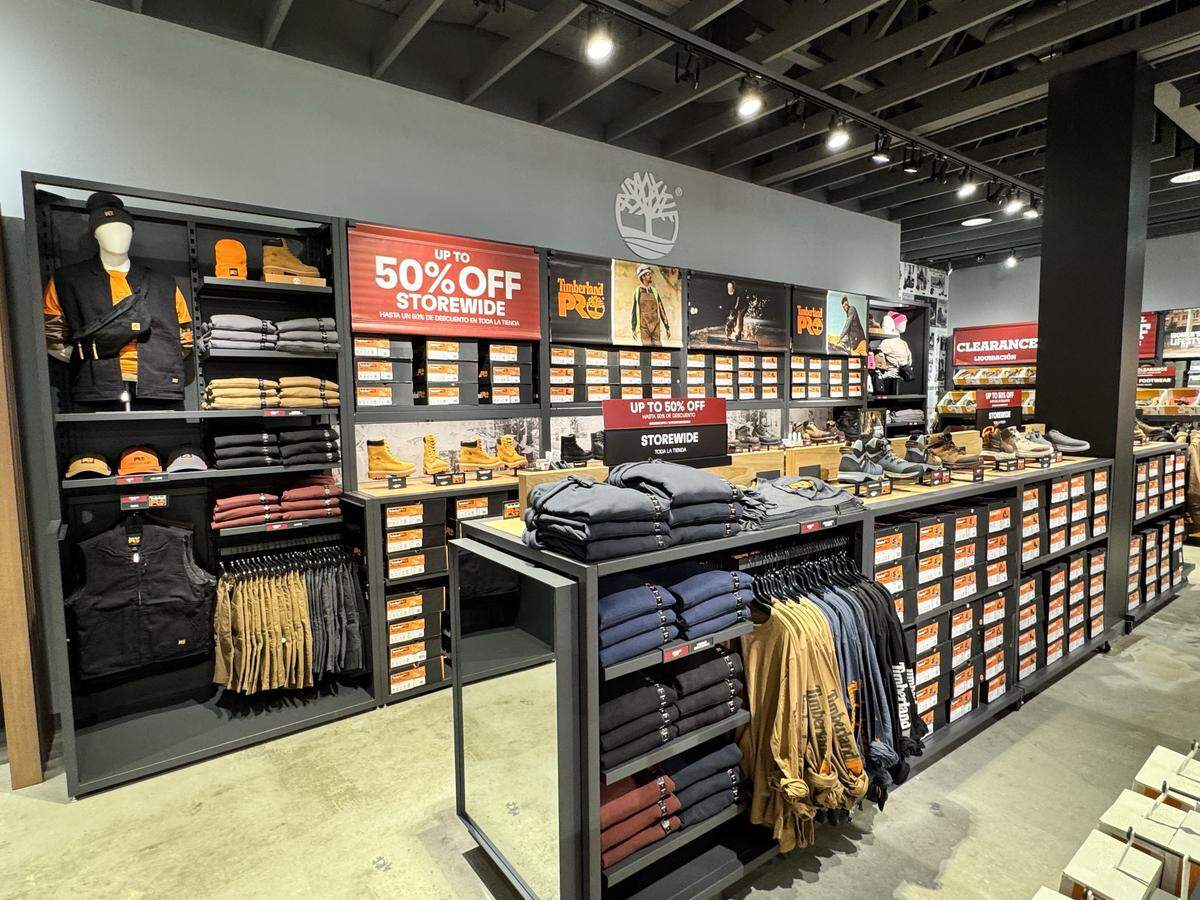 Among the new stores opening this year at Charlotte Premium Outlets in Steele Creek is Timberland, outdoor lifestyles apparel brand.