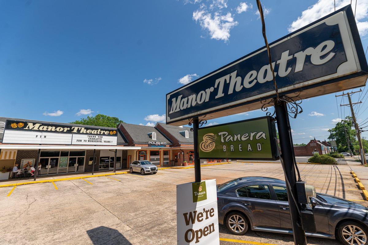 The Regal Manor Twin on Providence Road has been a popular attraction for generations of Charlotte moviegoers.