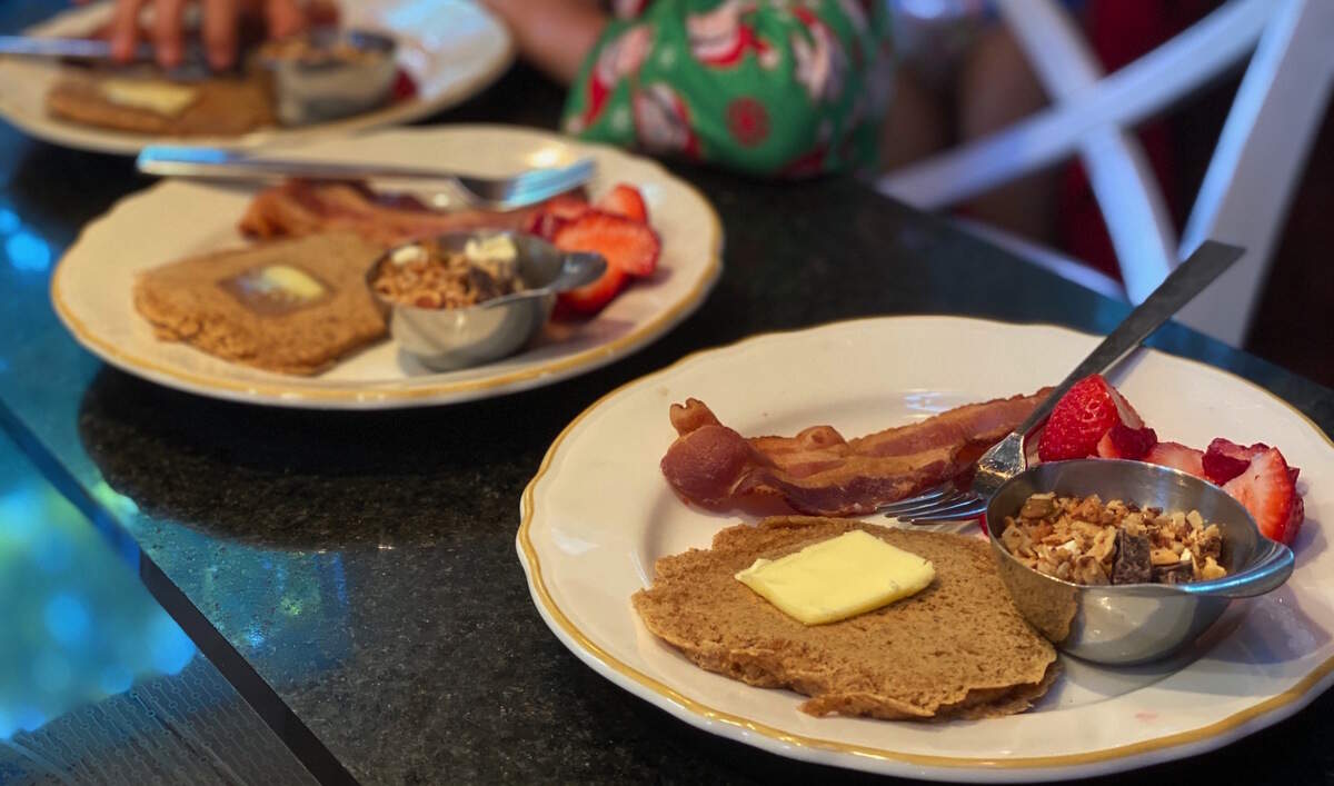 A sample of Eat Gangster pancake mixes. 