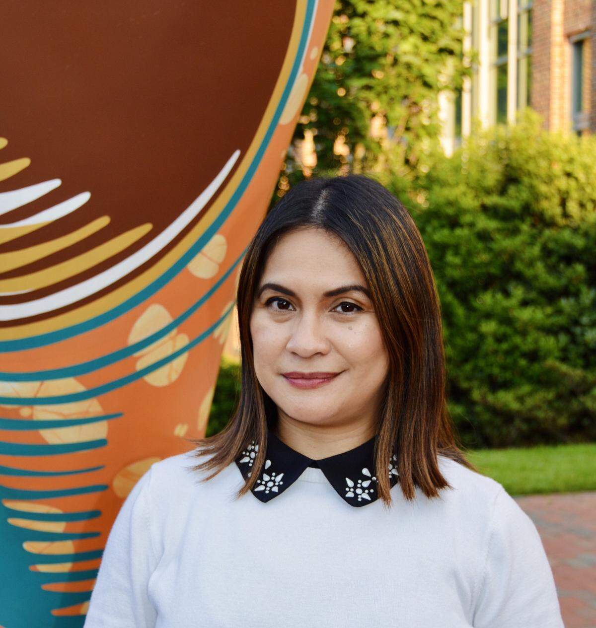 Edelweiss Vogel uses her art to pay homage to her Filipino heritage.