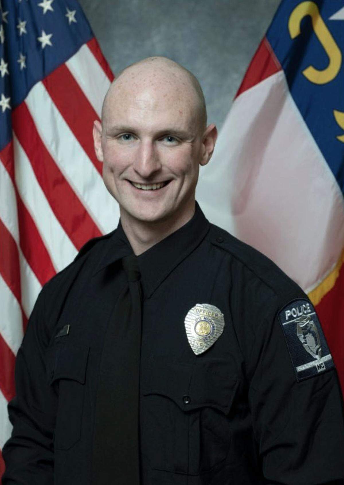 CMPD officer Joshua Eyer died from the injuries he sustained while assisting officers with apprehending the suspect on Monday, April 29, 2024.