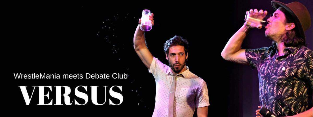 “Versus” is a game that pits two experts (and teams of audience members who side with each) in an argument that can never be settled, such as whether roller coasters are cooler than rocket ships.