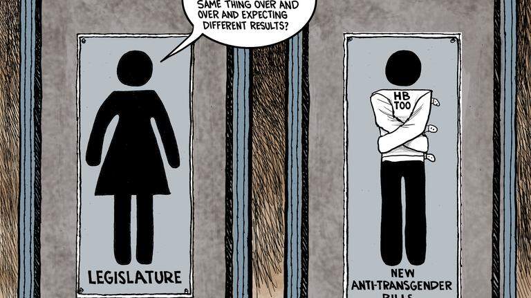 Kevin Siers cartoon: Son of HB2