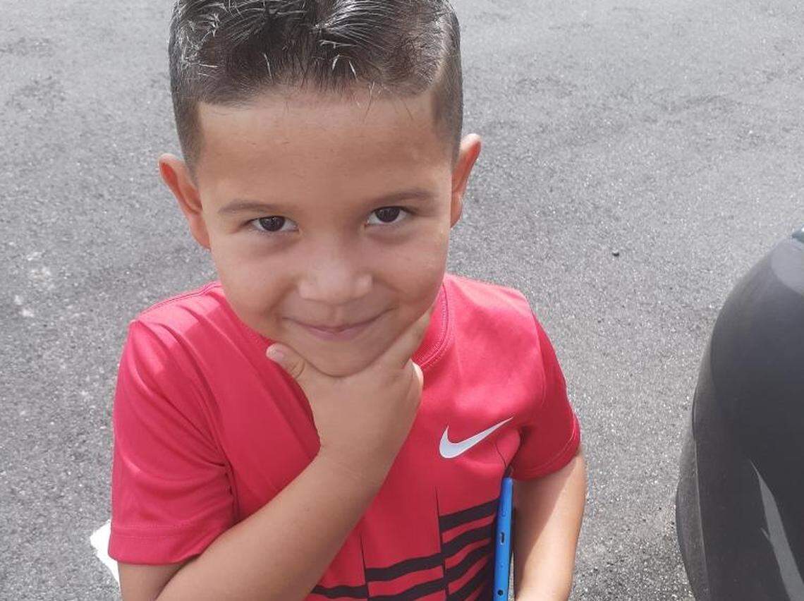 Liam Lagunas shows off his new haircut in September 2020, nine months before his death.