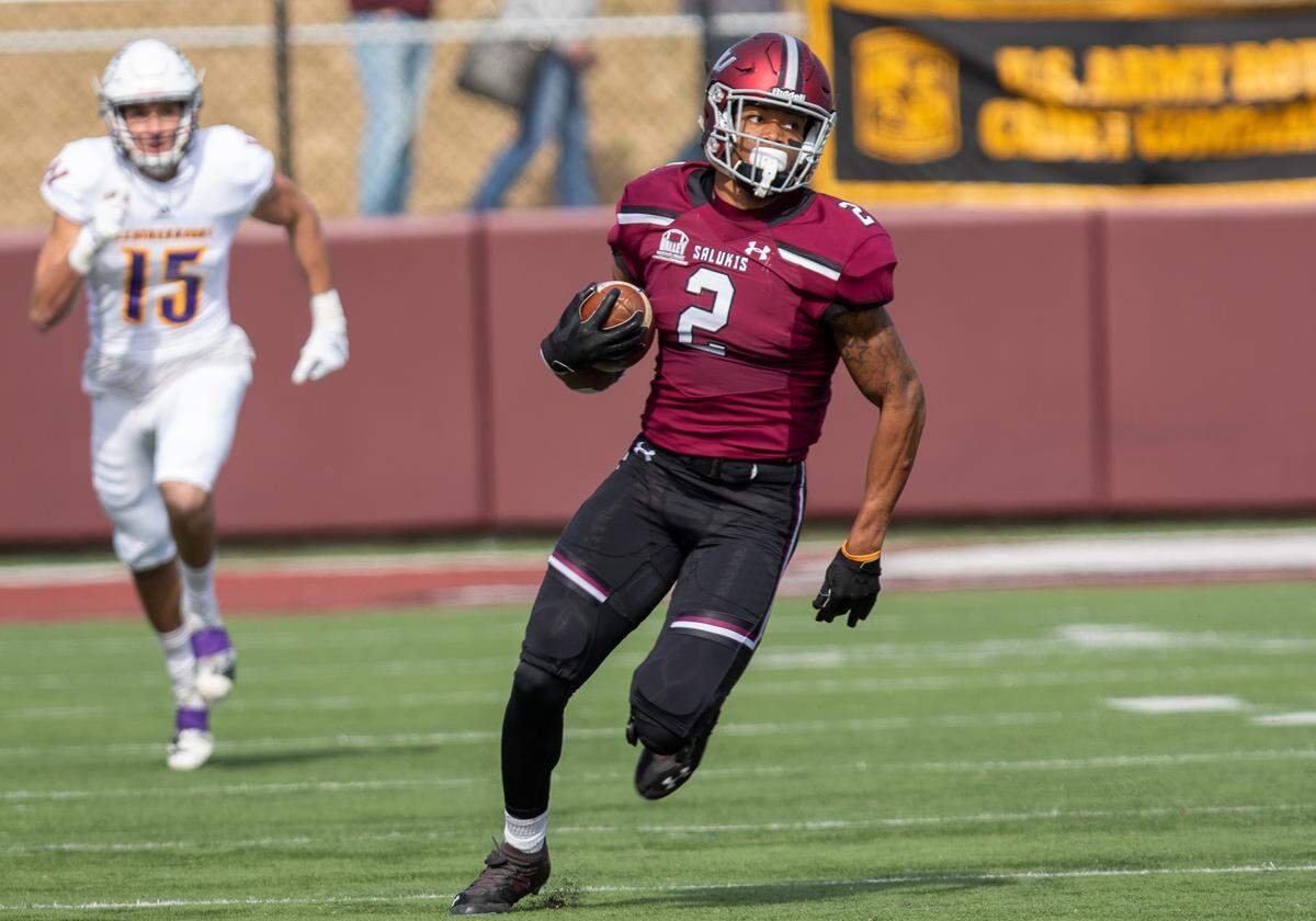 Southern Illinois safety Jeremy Chinn was one of seven players -- all on defense -- that the Panthers selected in the 2020 NFL draft.