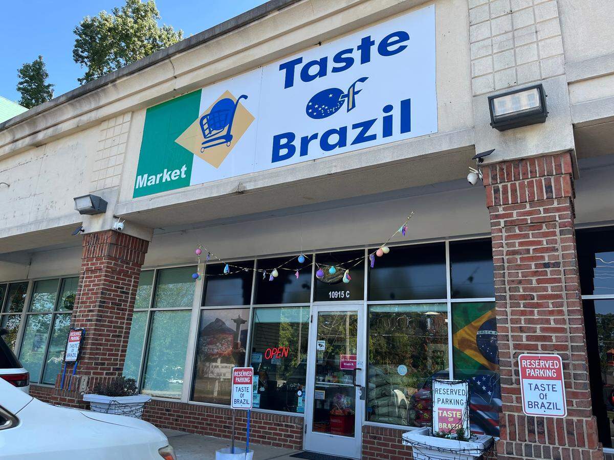 Taste of Brazil in Matthews carries Brazilian grocery items including snacks, sauces, sweet treats and personal products like body wash.