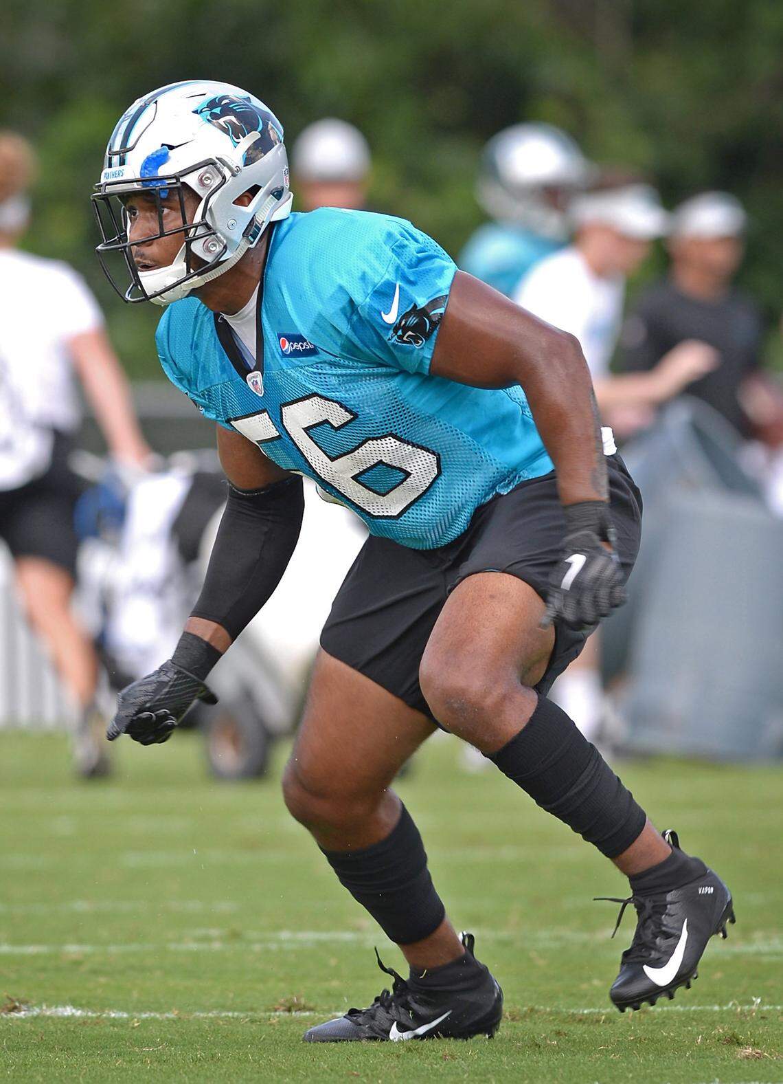 Carolina Panthers rookie linebacker Jermaine Carter Jr. was a team captain at Maryland and has really impressed coaches with his athleticism and football I.Q.