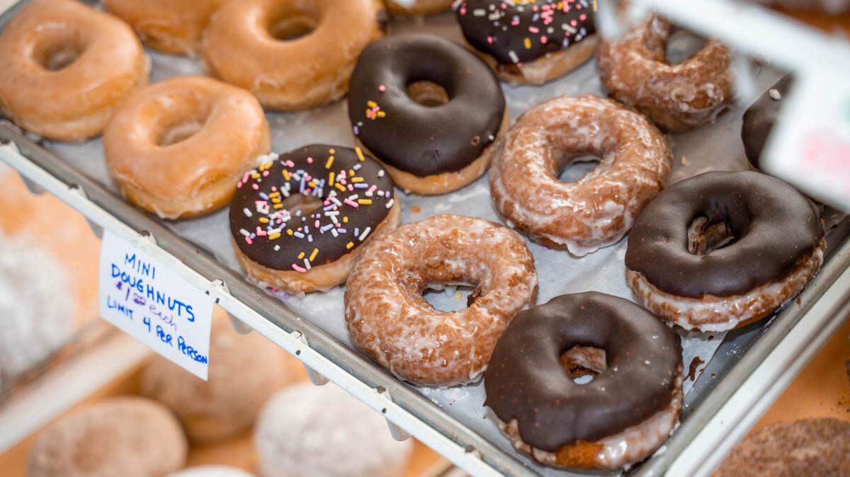 Rise & Shine Doughnut Cafe carries mini doughnuts for $1 each.