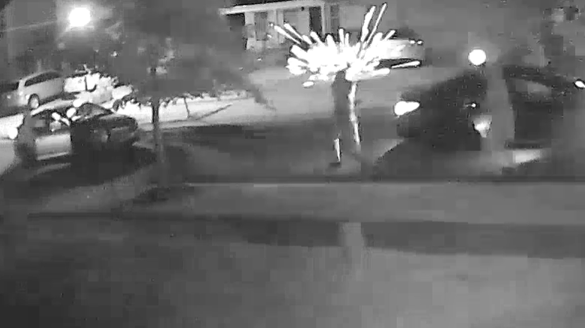 Video released by Charlotte-Mecklenburg police shows three men jumped out of two cars and started firing at the home where the boy was asleep. 
