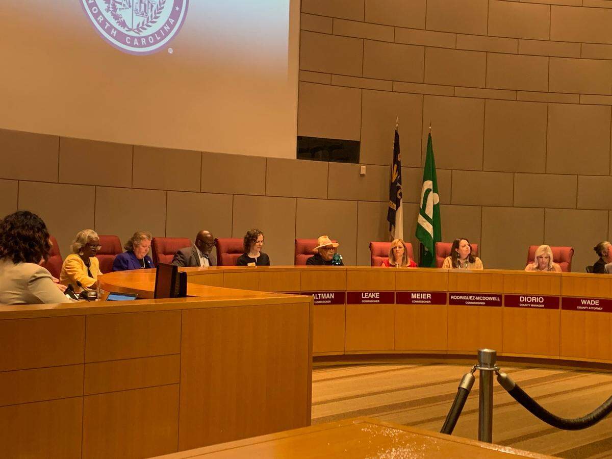 The Mecklenburg Board of County Commissioners meets Wednesday June 22, 2022.