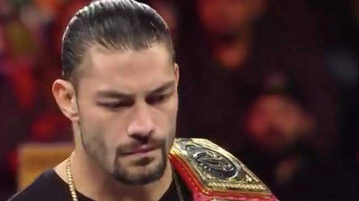 WWE wrestler Roman Reigns announced on the Raw TV show Monday that he’s been battling cancer and would have to step away from the ring to fight it again.
