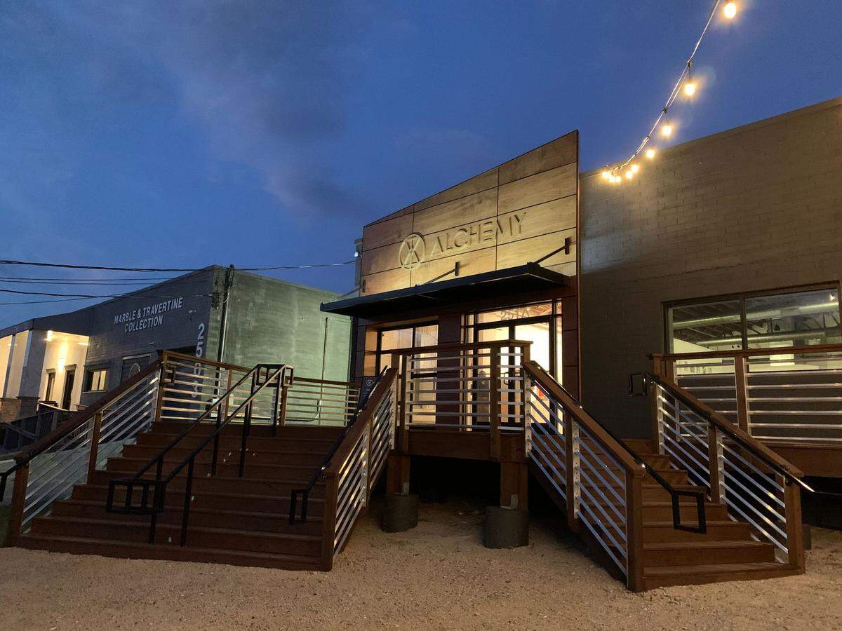Alchemy is a restaurant, gallery and entertainment venue at C3Lab, a creative coworking space for artists.