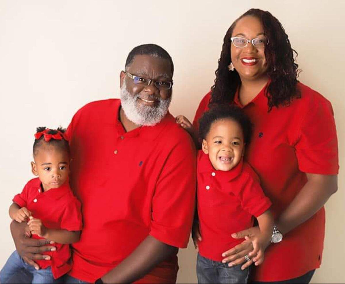 From left to right, Lauryn, Titus, Josiah and Michelle Hopper, photographed in 2019 by Charmekia Bias in honor of National Rainbow Baby Day.