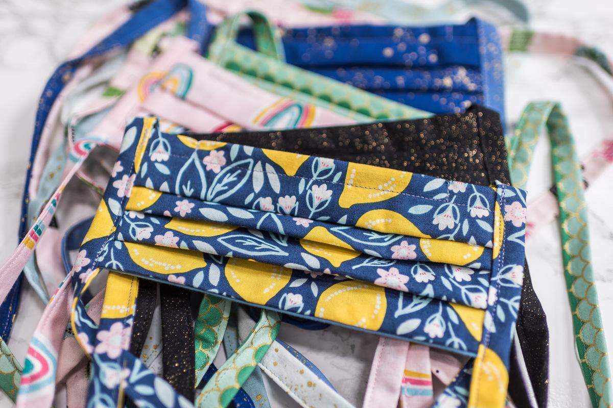 Roses and Azalea has a local pickup option available for its masks, with limited edition fabrics.