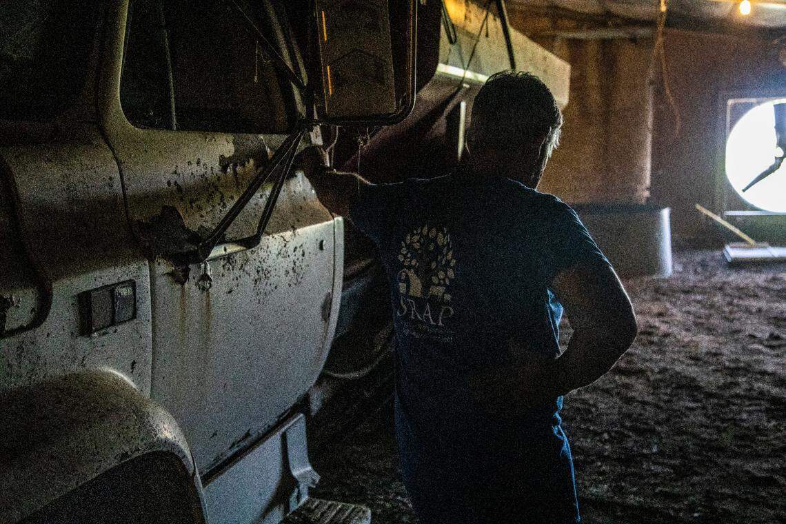 Craig Watts, a former Robeson County chicken farmer, says he went deep into debt to build his poultry barns. He now regrets the decision. “It was a full-time job, but part-time pay,” he said.