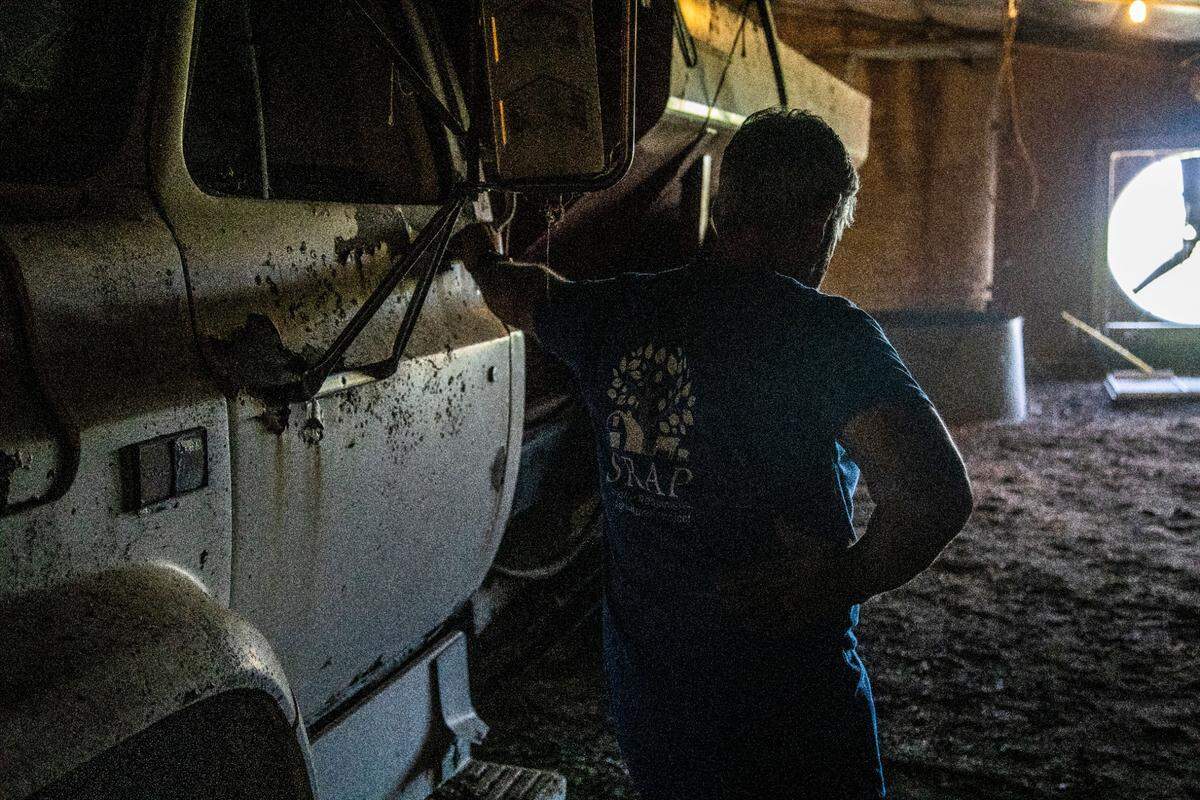 Craig Watts, a former Robeson County chicken farmer, says he went deep into debt to build his poultry barns. He now regrets the decision. “It was a full-time job, but part-time pay,” he said.