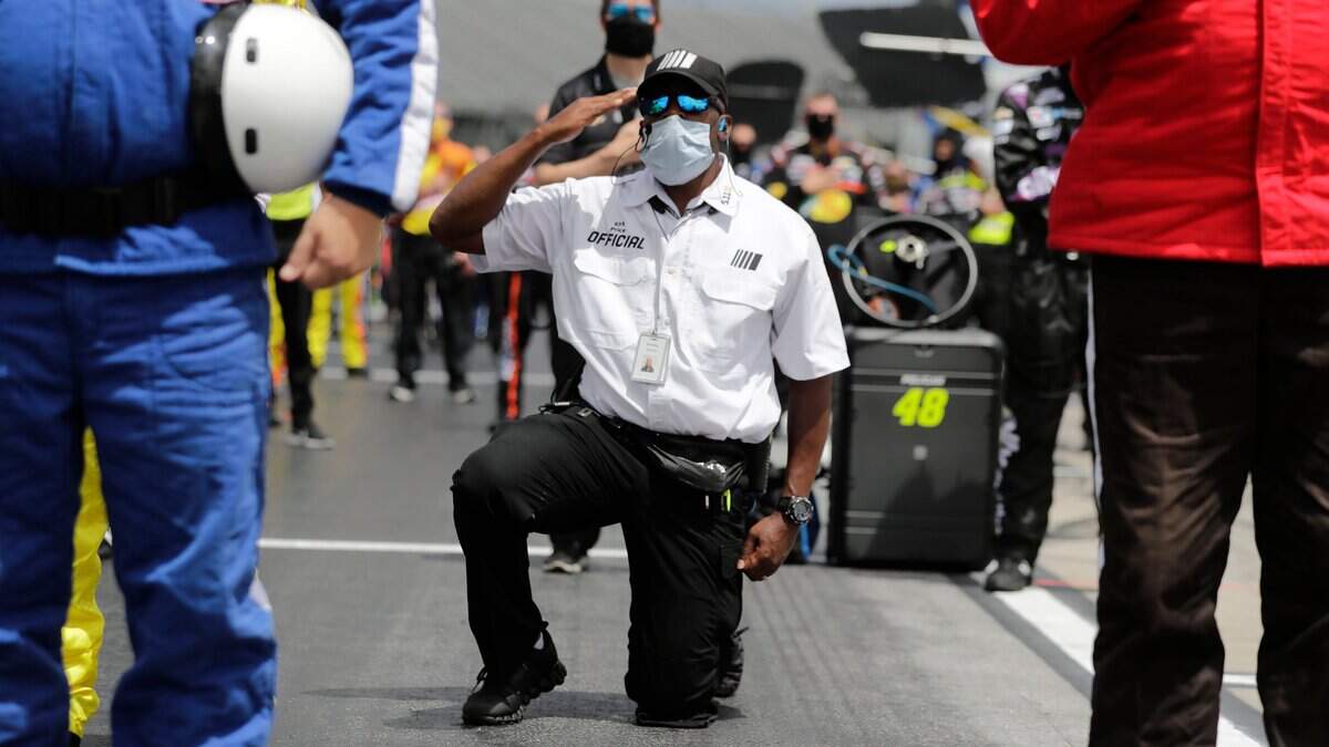 Meet the black NASCAR official who took a knee before a race ...