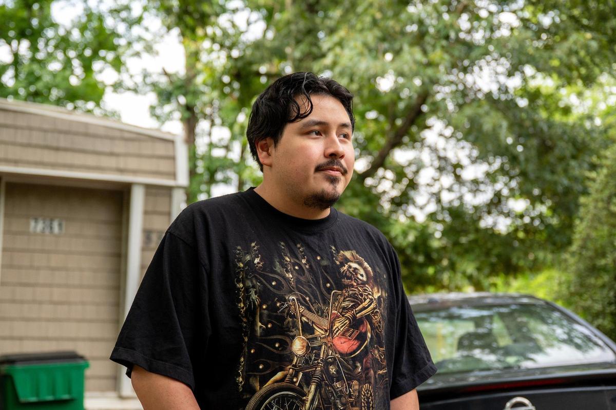 Resident Leo Chavez has lived at the Forest Park Mobile Homes in Charlotte since the fifth grade. 