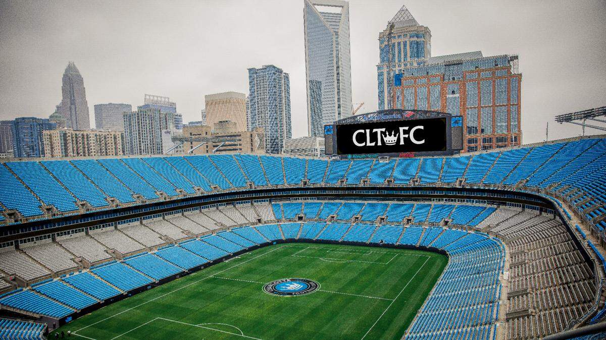 Charlotte Football Club will play at Bank of America Stadium in Uptown Charlotte for its Major League Soccer matches in 2022 during its inaugural season.