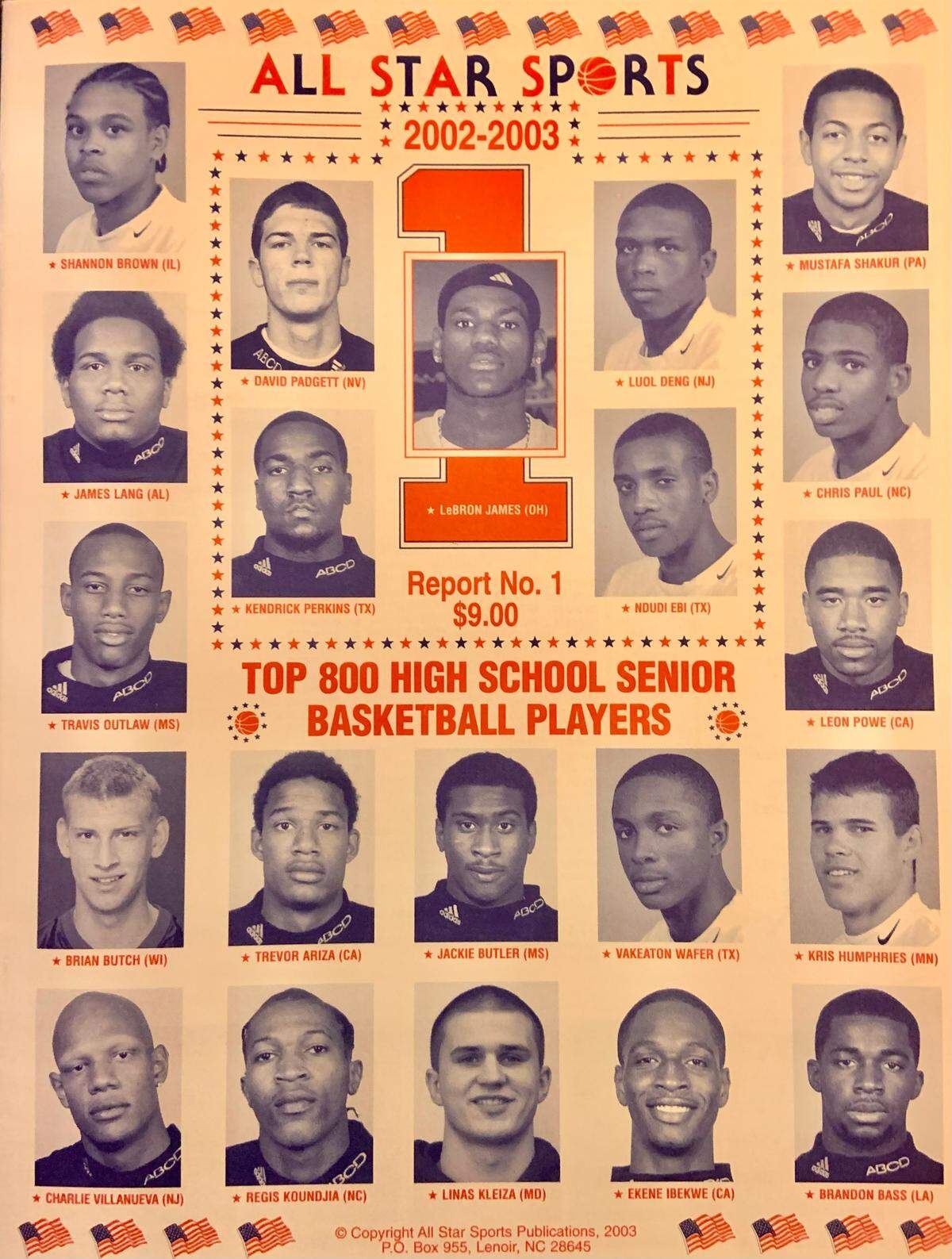 In 2003, Bob Gibbons ranked an Ohio high schooler named LeBron James the best prep player in the country. “The Chosen One is not a myth,” Gibbons wrote in explaining his ranking. “King James rules!”