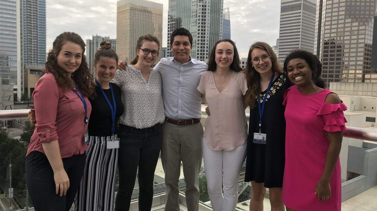 Some members of The Charlotte Observer’s 2019 intern class.