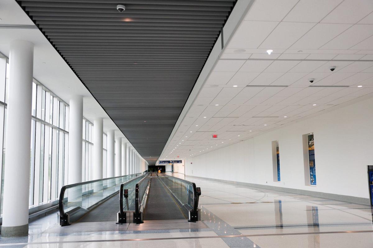 The Concourse A Expansion – Phase II at Charlotte Douglas International Airport in Charlotte is scheduled to open on Tuesday. It will provide 10 additional gates for airlines.
