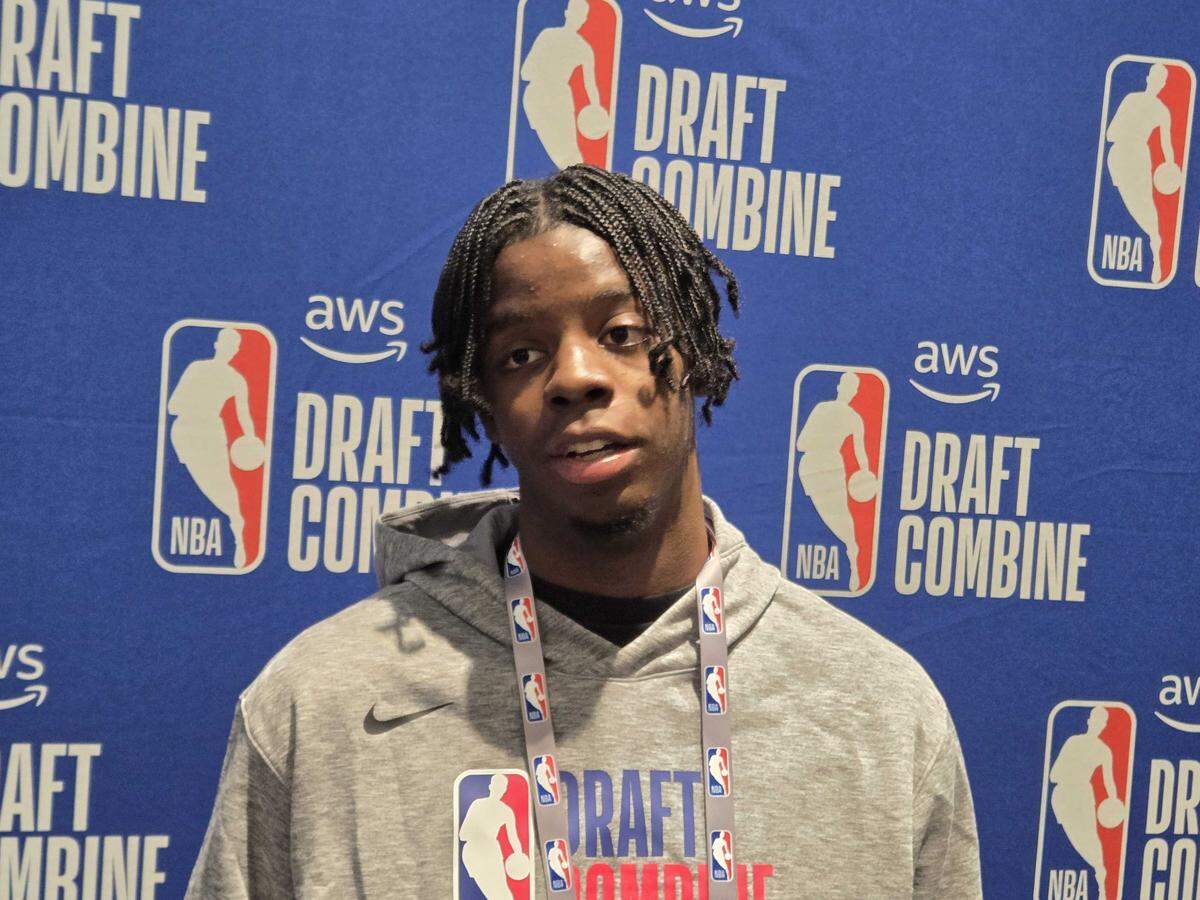 Former North Carolina star Caleb Wilson met with the Charlotte Hornets at the NBA Draft Combine.