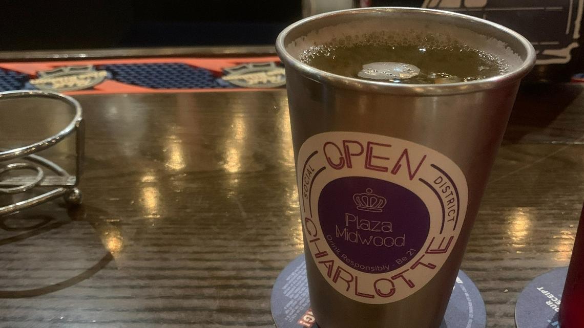 People age 21 and older can now purchase special cups from certain Plaza Midwood businesses, which can be carried around the neighborhood as part of Charlotte’s first social district.