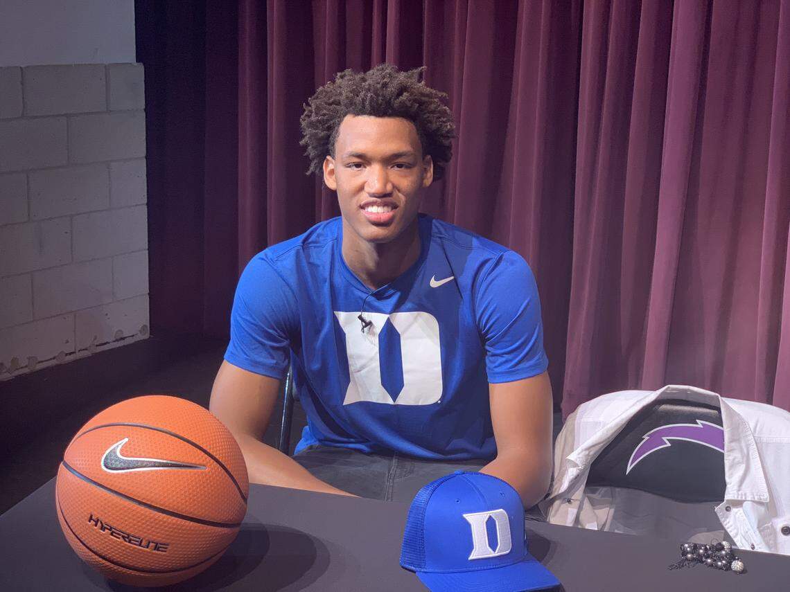 Cox Mill High All-American Wendell Moore commited to Duke and hopes to lead his high school to a third straight state title.