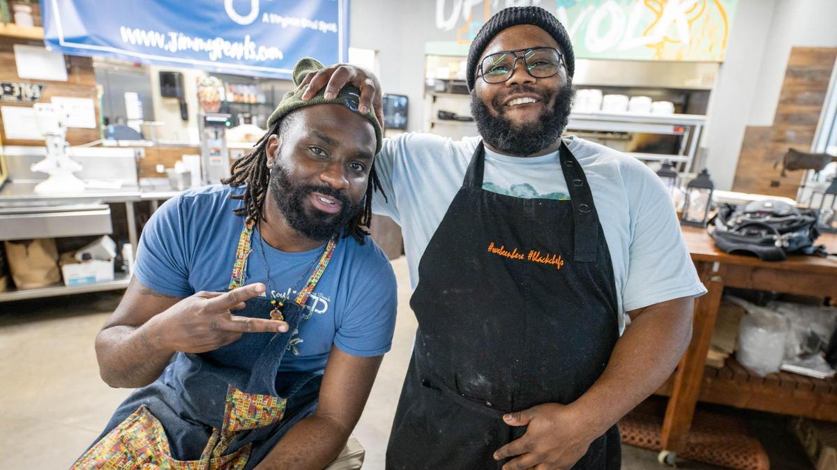 After several months of calling The Market at 7th Street home, Jimmy Pearls owners Oscar Johnson and Daryl Cooper left the uptown Charlotte location in February 2021. The restaurant with Virginia Tidewater cuisine will return to its original space in September.