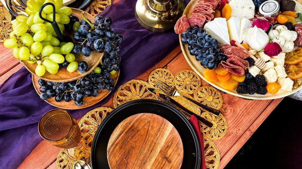 A Brie and Things charcuterie board.