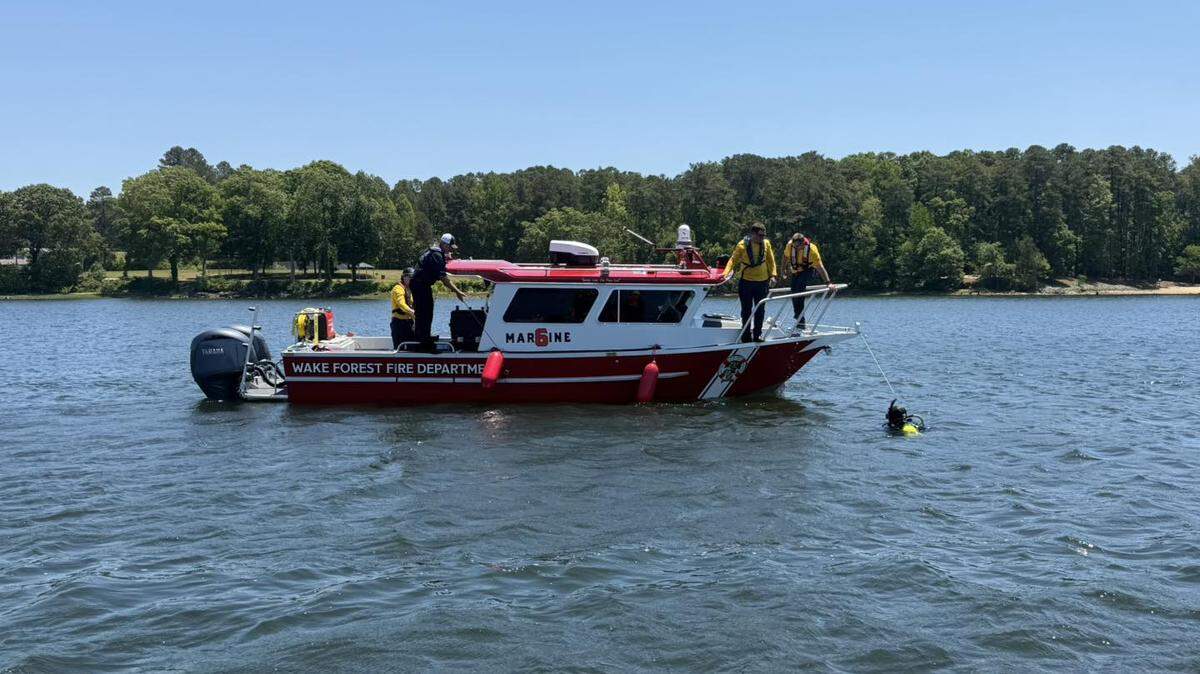 Multiple departments participated in the search and rescue operation on Roanoke Rapids Lake, officials said. One person remained missing Sunday, officials said.