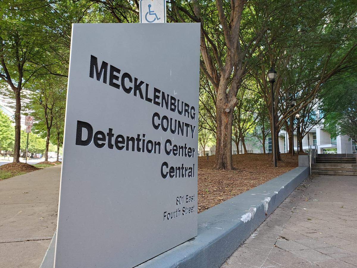 The Mecklenburg County Detention Center.