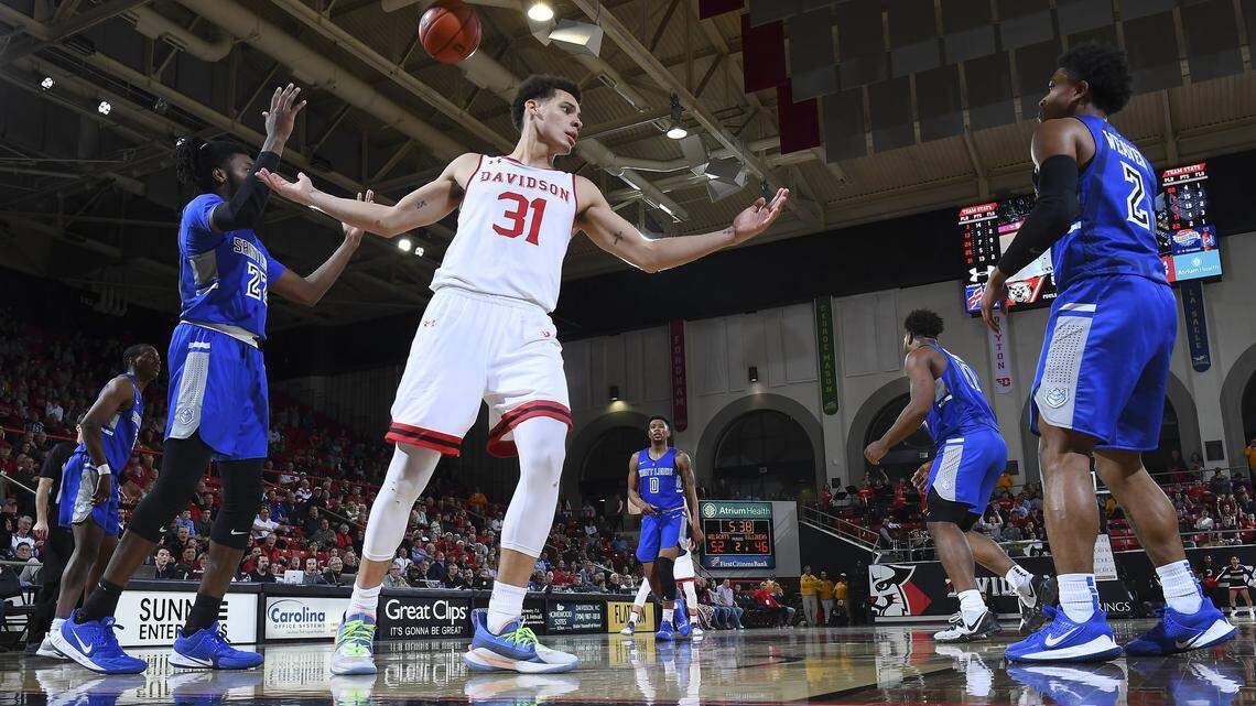 Davidson’s Kellan Grady (31) has averaged 20.6 points over the Wildcats’ last 11 games.