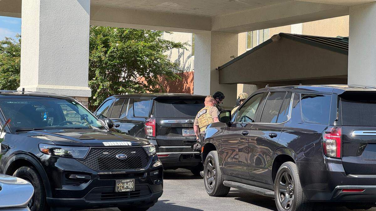 Police evacuated a North Carolina Holiday Inn Express on Saturday, Aug. 9, 2025, as a day-long stand-off ensued with a person with a gun.