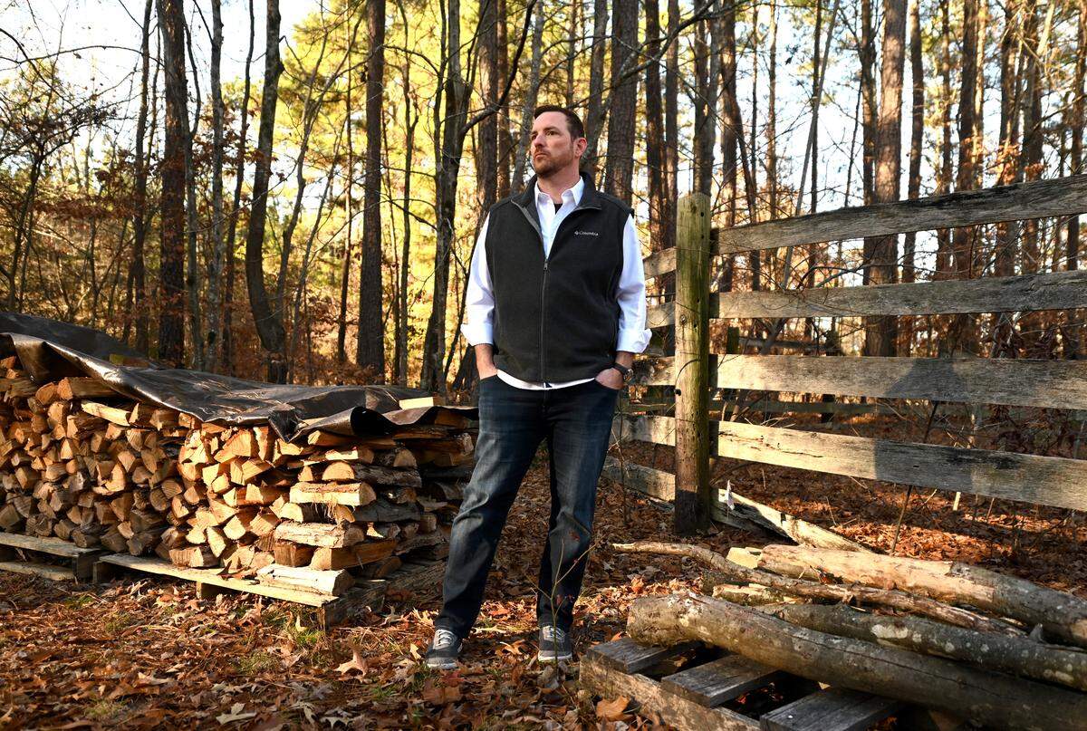 Justin Nicolette and his neighbors have been unable to enjoy their property near the Aqua North Carolina wastewater treatment plant in Country Woods East in Stallings, NC due to a pungent odor. Prior to the odor, residents endured noise problems from the site also.