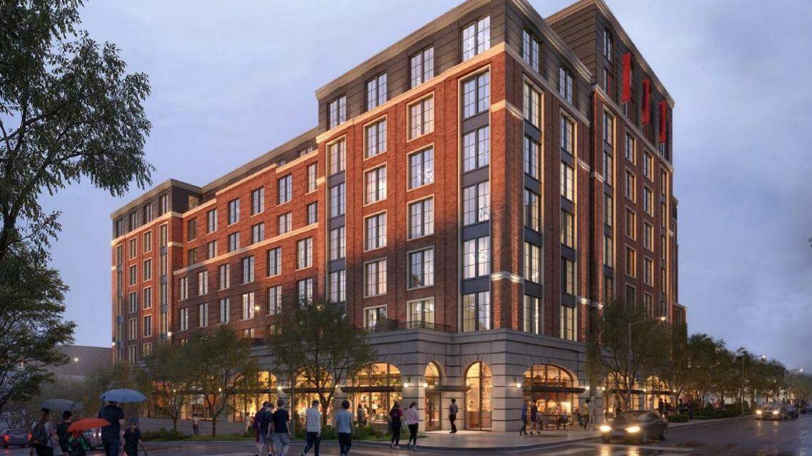 Dilworth block to be transformed by over 400 apartments, a restaurant and hotel