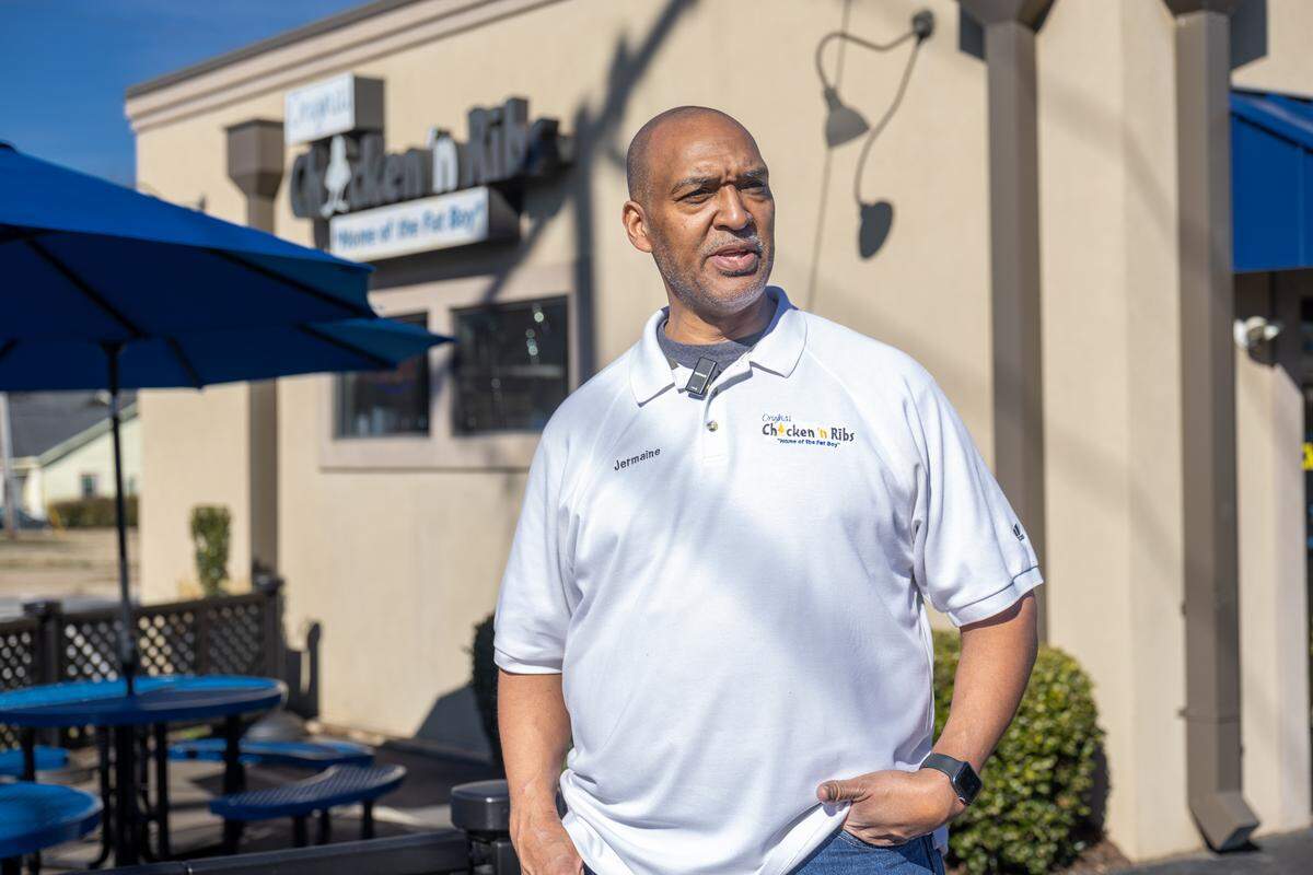Jermaine Blackmon, owner of Original Chicken and Ribs.