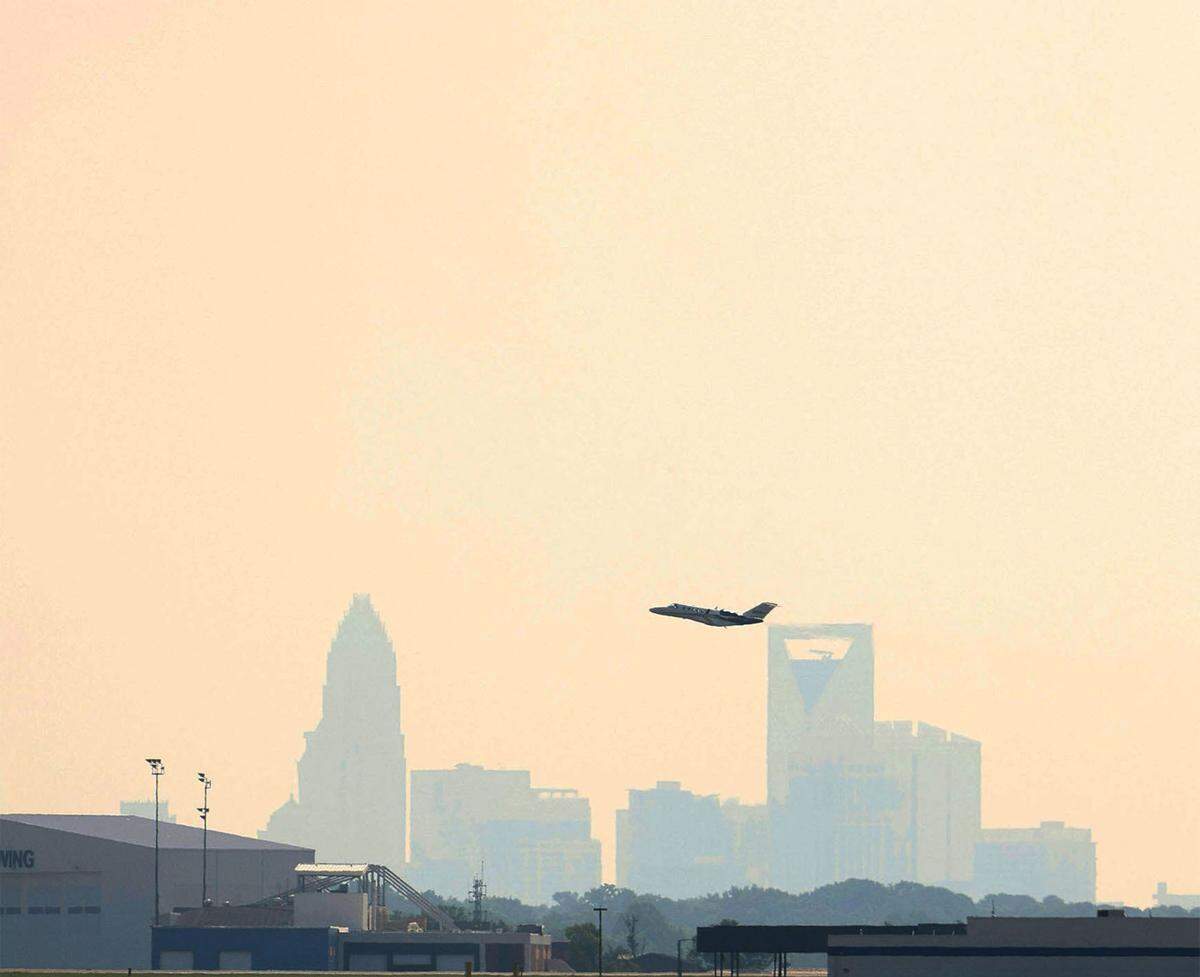 Charlotte Douglas International Airport fell two spots in an annual customer satisfaction survey by JD Power.
