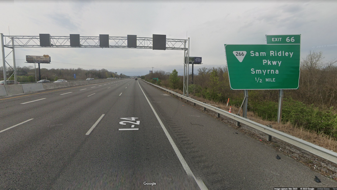 The suspect was arrested as he was being held at gun point by his victim at a restaurant on Sam Ridley Parkway in Smyrna, Tennessee, officials say.