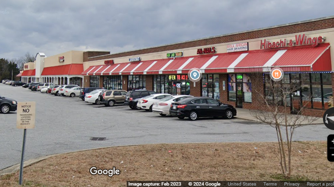 The shootings happened just after midnight on Friday, July 5, near this strip mall in the 2700 block of East Lexington Avenue in High Point, North Carolina police said. 