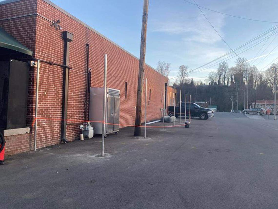 Fence construction is underway around the Cocke County jail, after officials realized drug smugglers were putting holes in the walls.