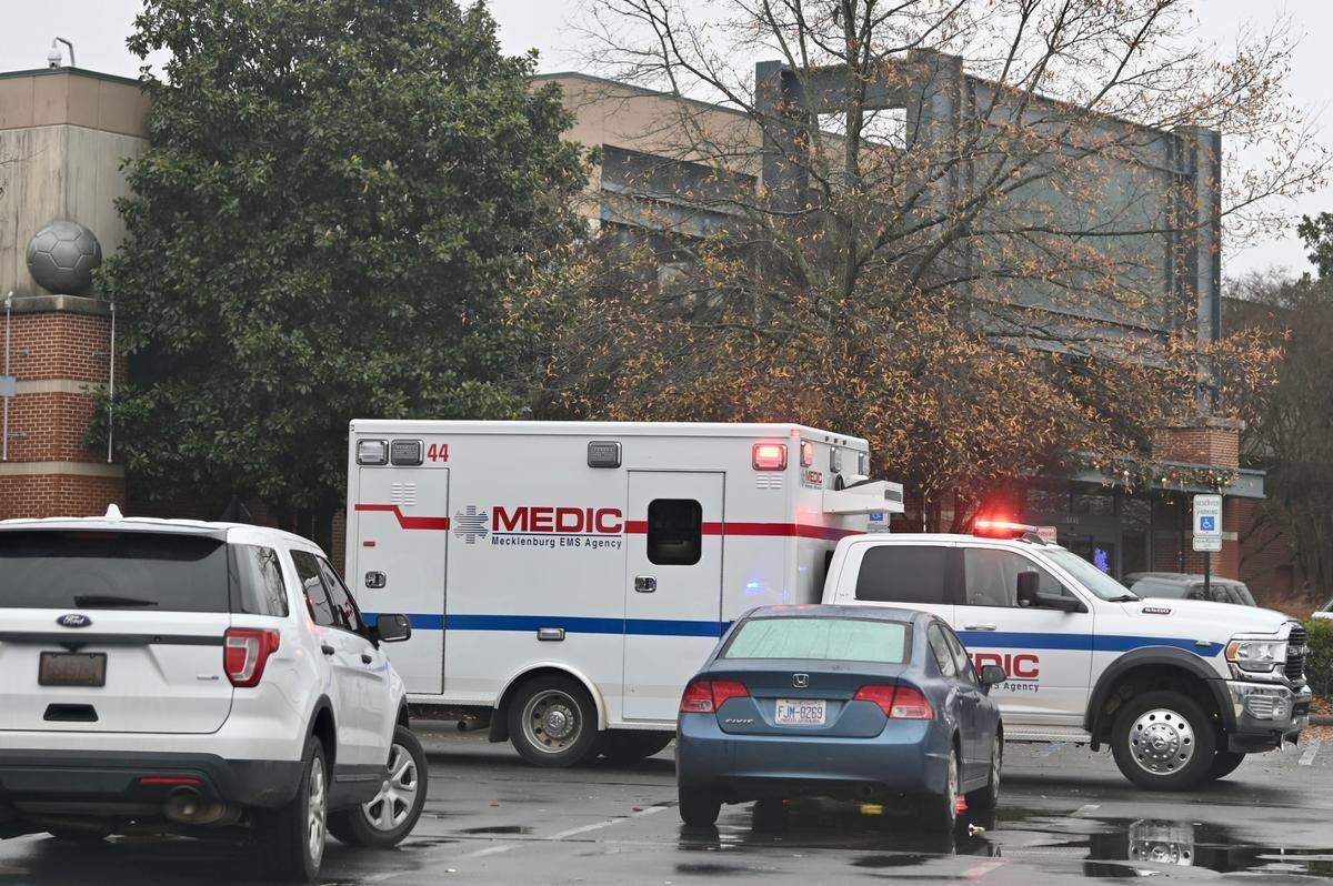 MEDIC responded to a shooting at North Lake Mall on Thursday, December 15, 2022. 
