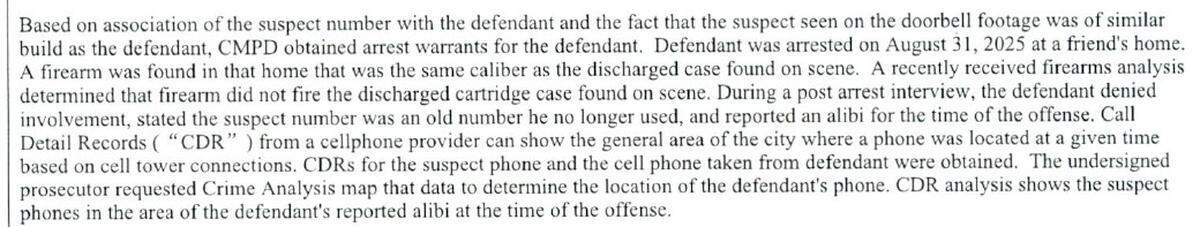 Assistant District Attorney Desmond McCallum laid out some of the reasons why prosecutors dismissed the first-degree murder and attempted armed robbery charge against David Graves.