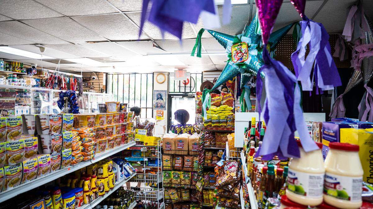 People of Mexican descent comprised the largest group of the Charlotte region’s Hispanic population, mirroring a national trend. Seen here in a 2022 file photo is the La Luna Tienda Latina store on Central Avenue in Charlotte.